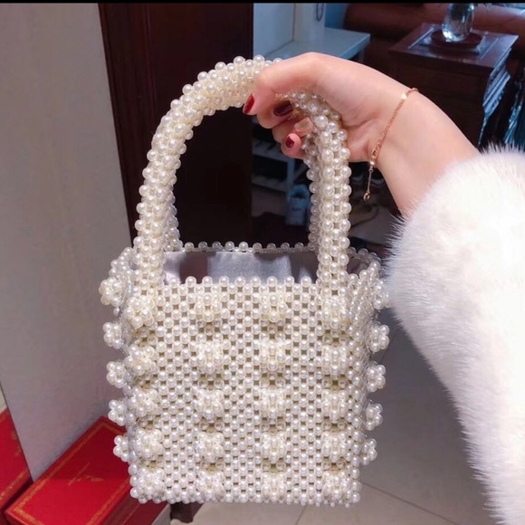 Reformation Accessories - Pearl hand beaded bag - not shrimps !!